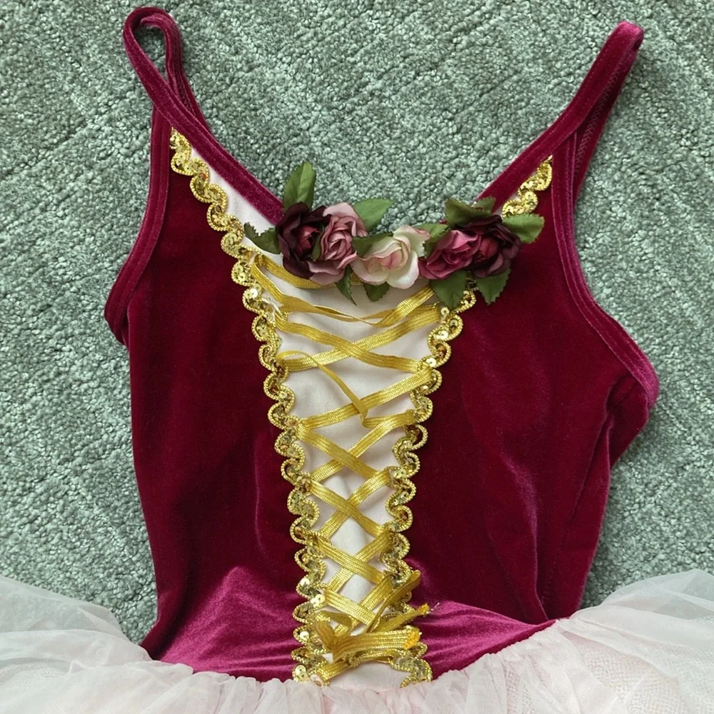 Wolff Fording & Company Infant Size Velvet w/ Tutu Leotard
